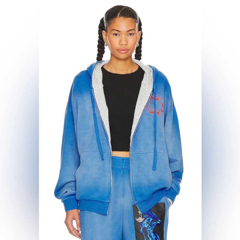 Boys Lie Electric Love Interlock Zip-up Hoodie